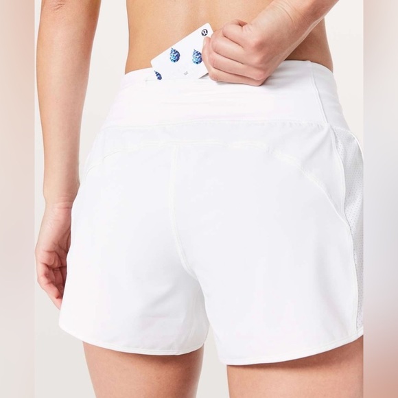 Lululemon Real Quick Short *Perforated 3.5" in White - Picture 2 of 5